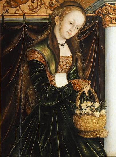 Lucas Cranach Die Heilige Dorothea oil painting picture